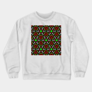 Holly Leaf Pattern Crewneck Sweatshirt